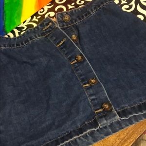 Denim skirt
